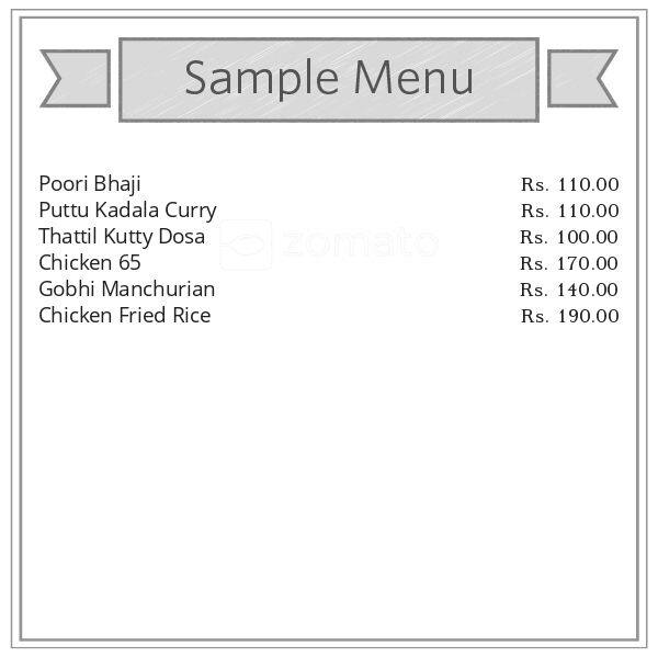 Bolgatty Palace Restaurant - Bolgatty Palace menu