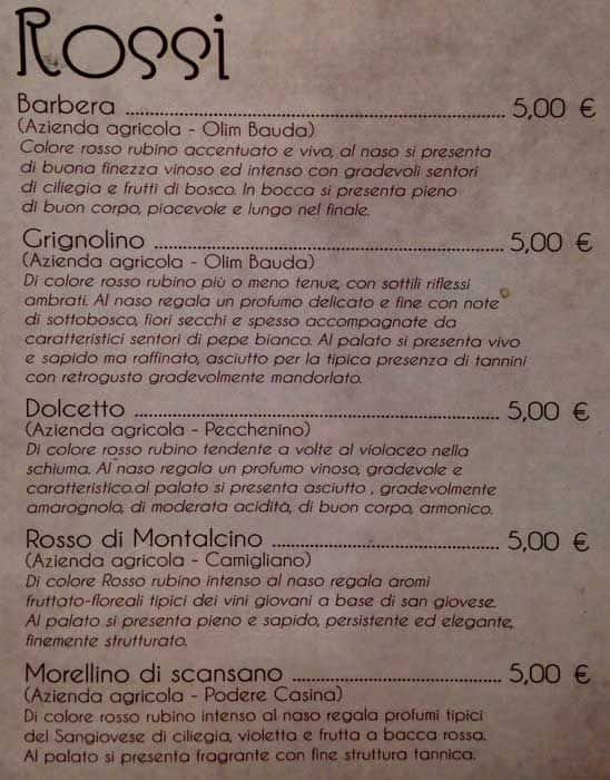 Menu di Vintage Cafe 