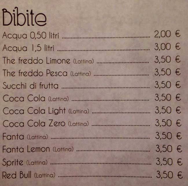 Menu di Vintage Cafe 