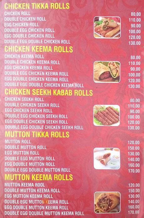 Roll Hub menu