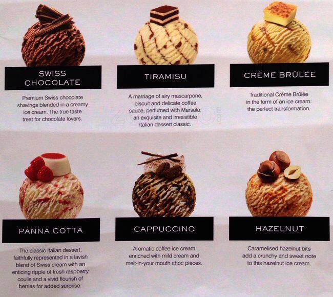Carta de Mövenpick