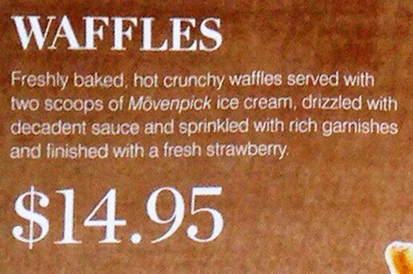 Carta de Mövenpick