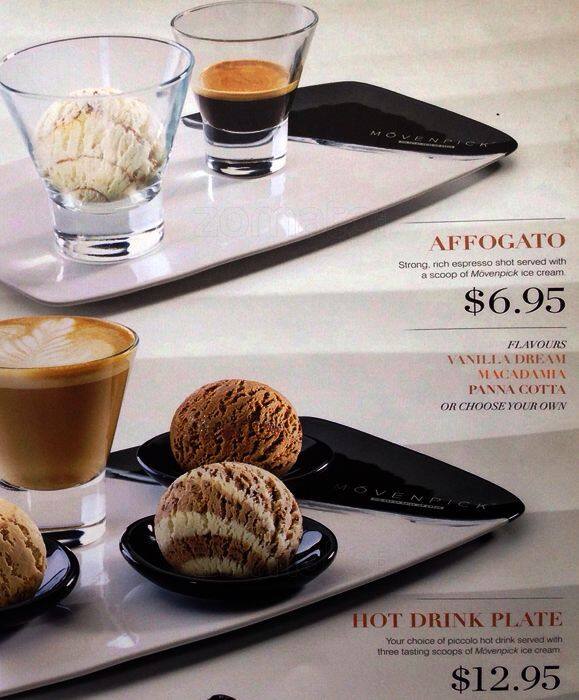 Carta de Mövenpick