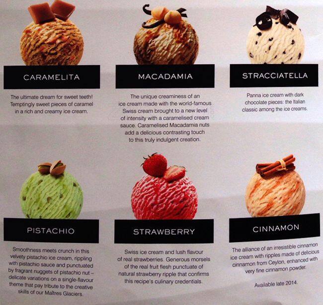 Carta de Mövenpick
