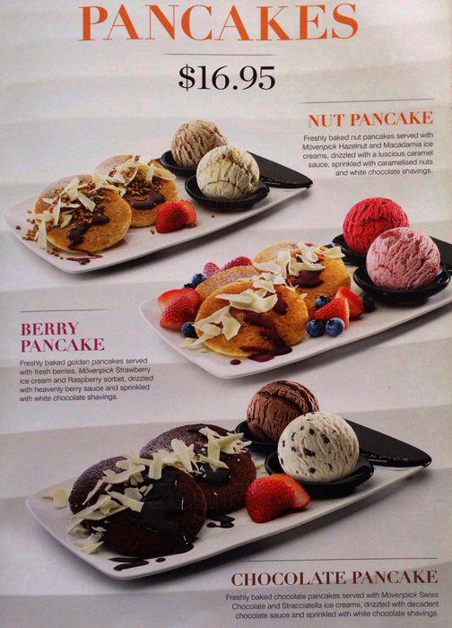 Carta de Mövenpick