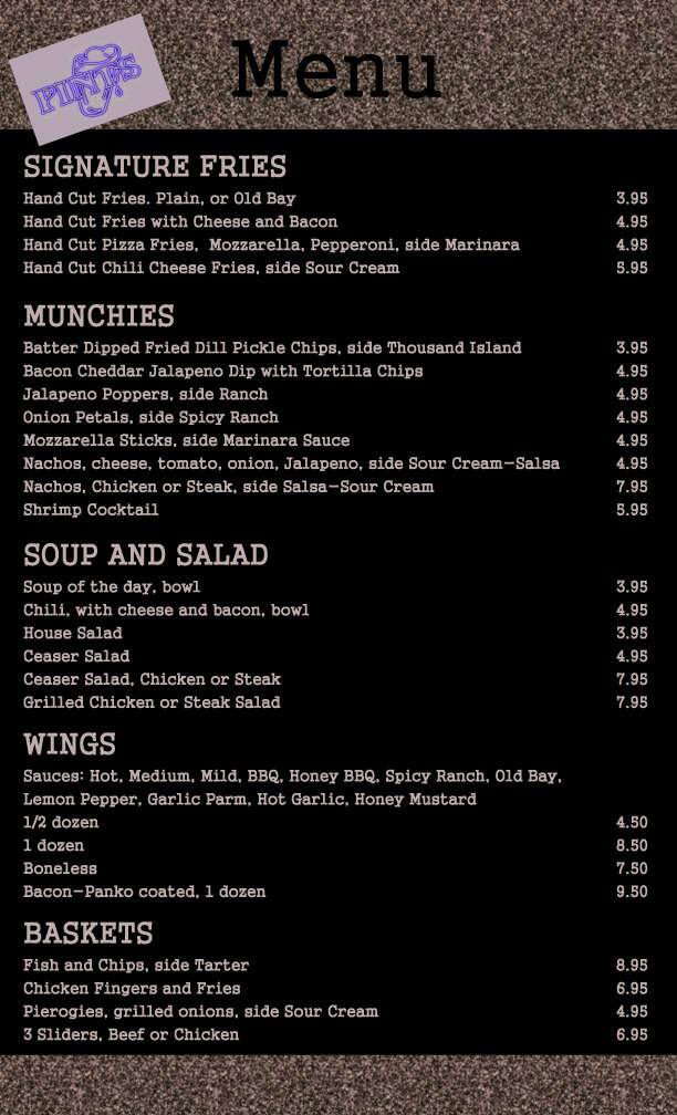 Pints Bar & Grill Menu, Menu for Pints Bar & Grill, Harrisburg, Harrisburg Urbanspoon/Zomato