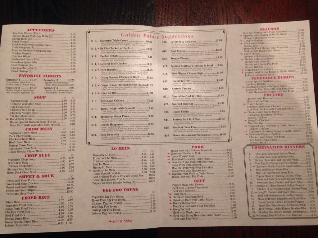 golden palace omaha menu