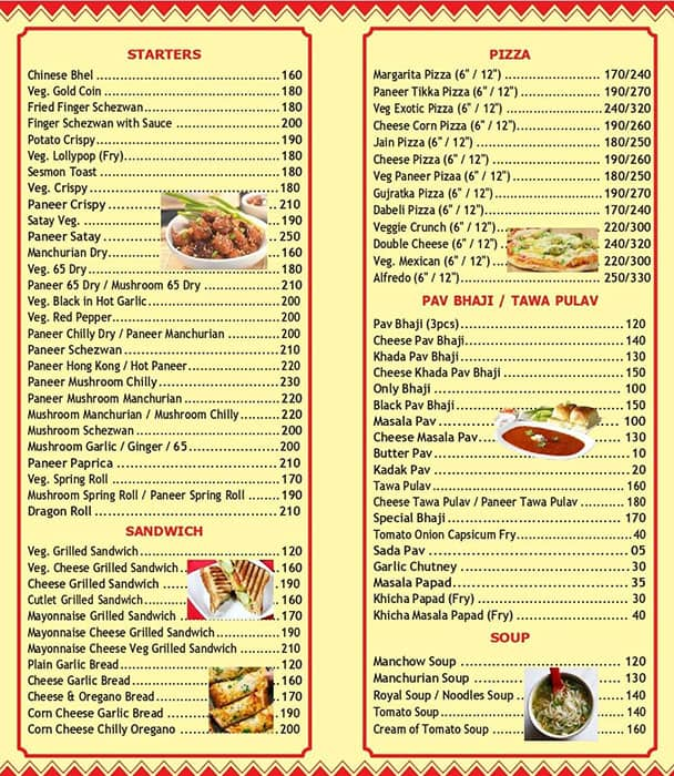 Menu of New Aadu's Kitchen, Kandivali West, Mumbai