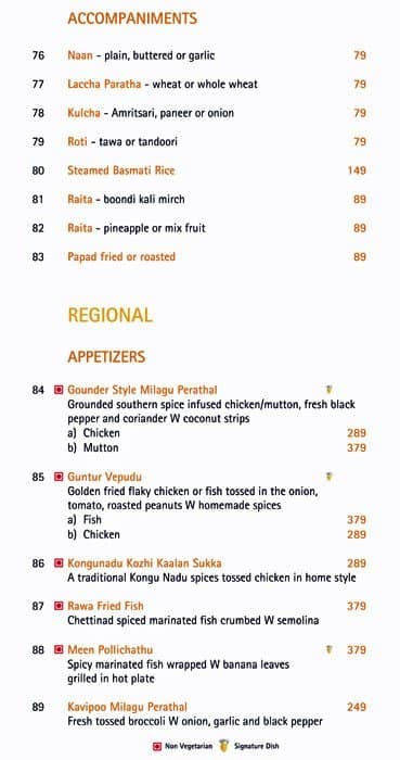 Citrus Cafe By Lemon Tree menu