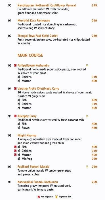 Citrus Cafe By Lemon Tree menu