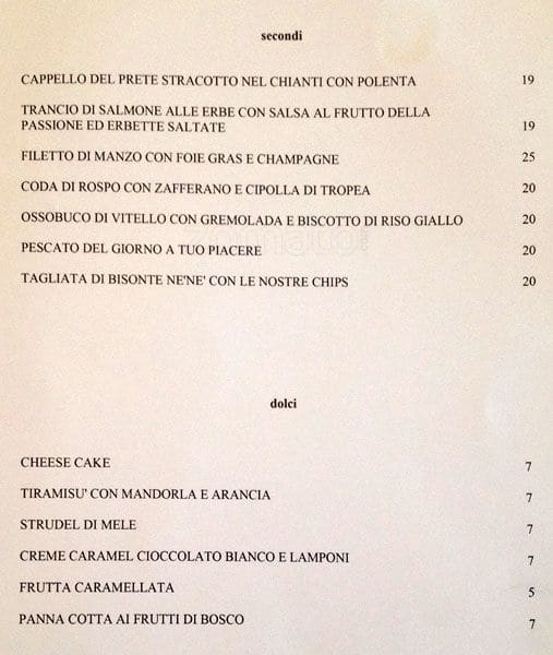 Menu di Nené 