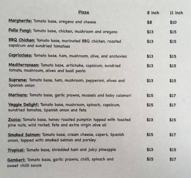 Cafe Jack's Menu, Menu for Cafe Jack's, Kensington, Sydney Urbanspoon