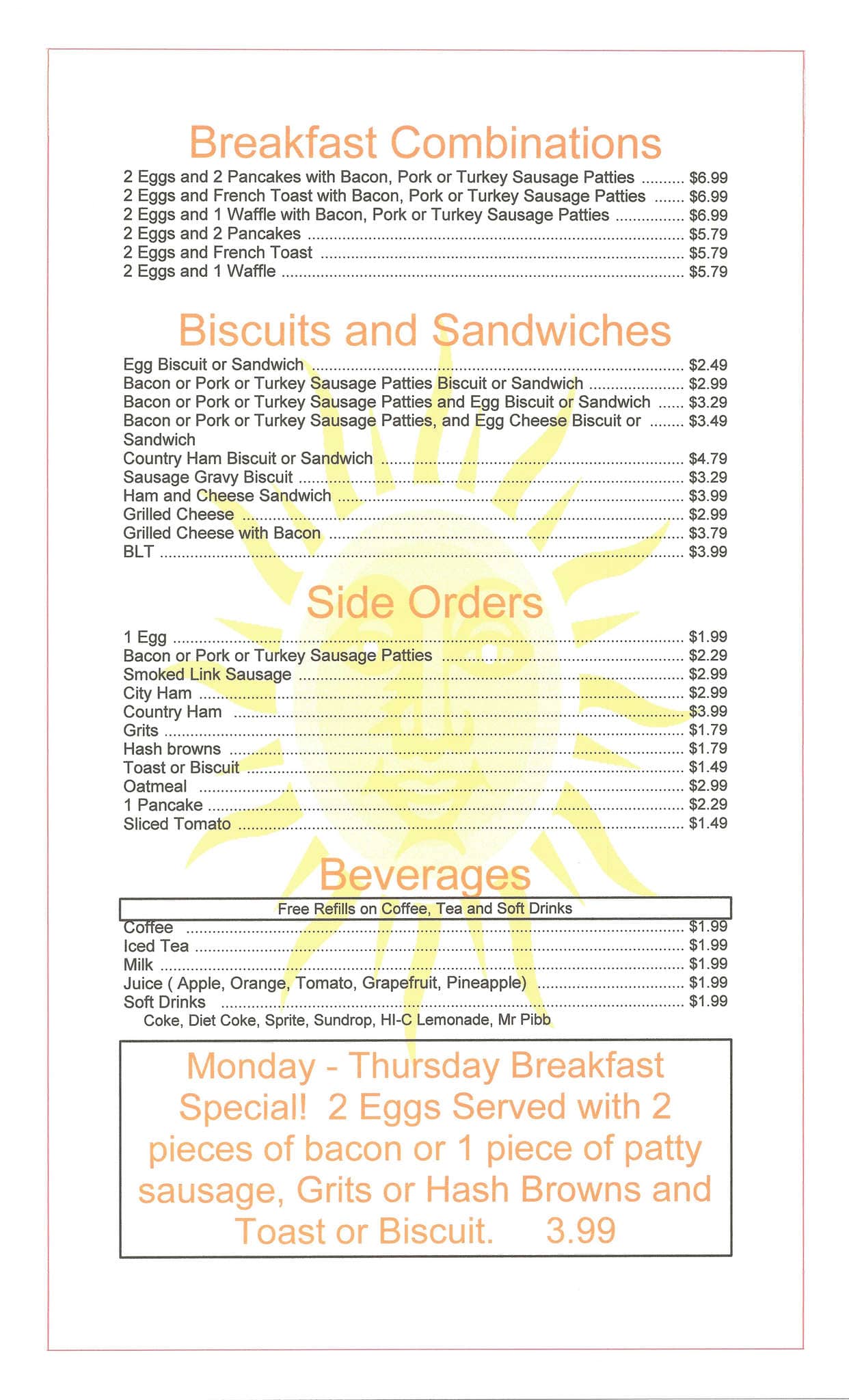 Menu At Boathouse Restaurant Wilmington