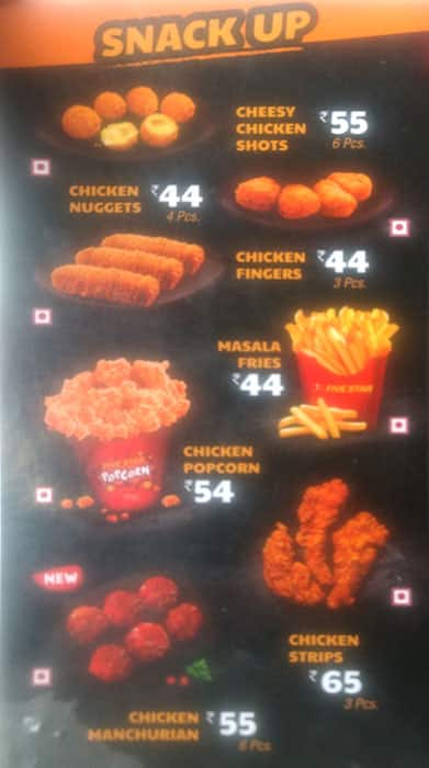 Menu at Five Star Chicken, St.Thomas Mount-cum-Pallavaram, 94