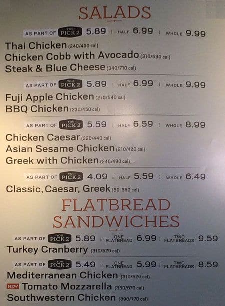 Panera Bread Printable Pdf Menu - A6f1768b9c01dd25c320a8aef2a61f85 