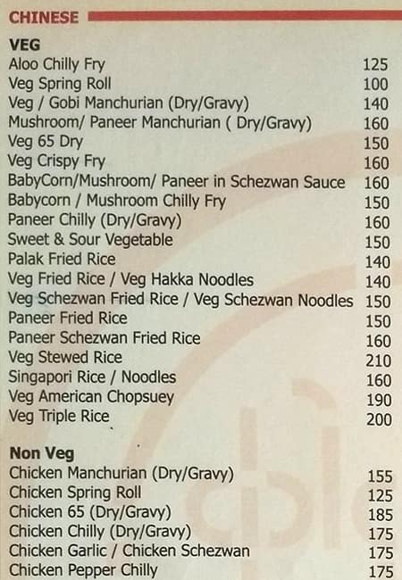 Kollage Food Court menu
