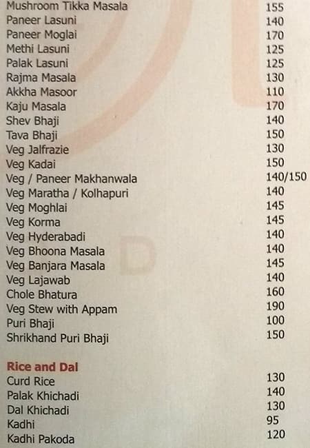Kollage Food Court menu