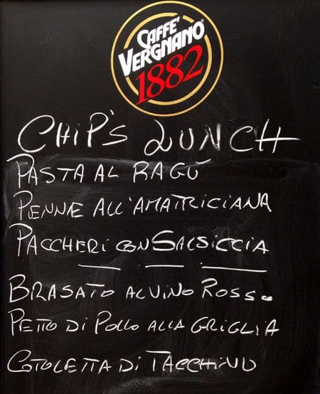Menu di Chip's 
