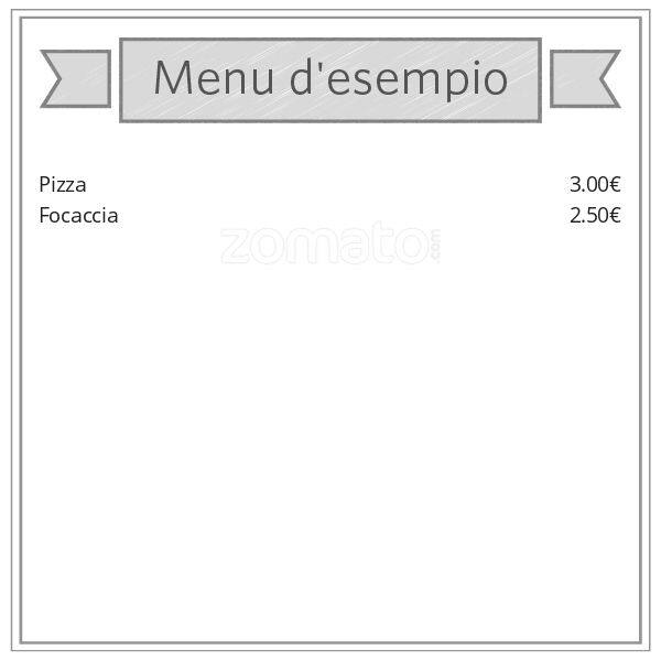 Menu di Dolce Forno 