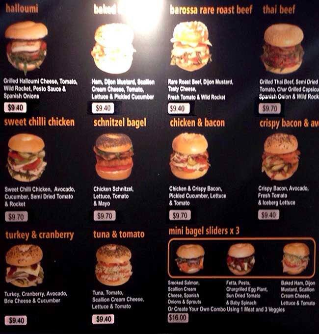 Bagels And Co Menu IUCN Water