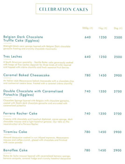 Amintiri menu