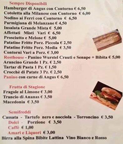 Menu di One of Ten 