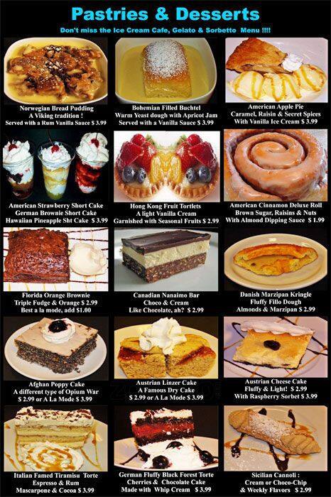 Magic Flavors menu