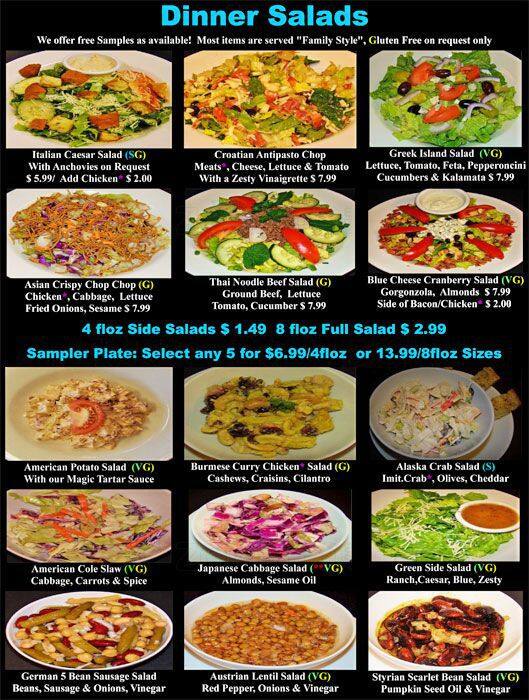 Magic Flavors menu
