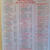 88 China Menu Menu For 88 China Granite City Granite City