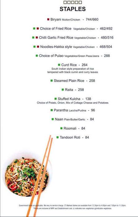 World Cafe - Vibe By The LaLiT Traveller menu