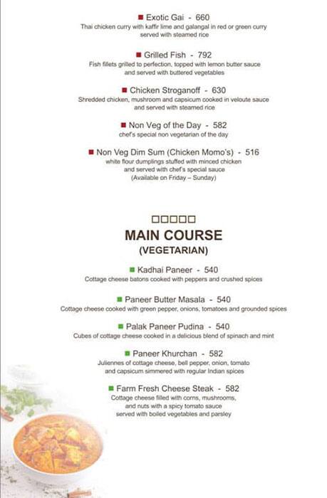 World Cafe - Vibe By The LaLiT Traveller menu