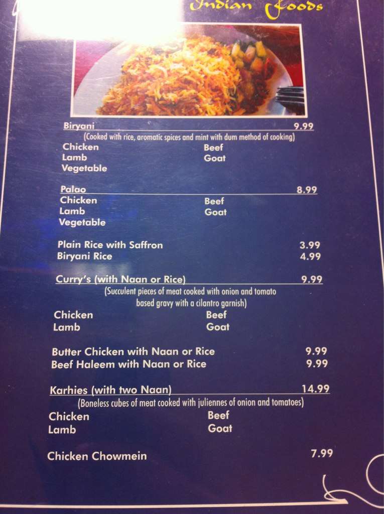 Al-Quds Kebab House & Cafe menu