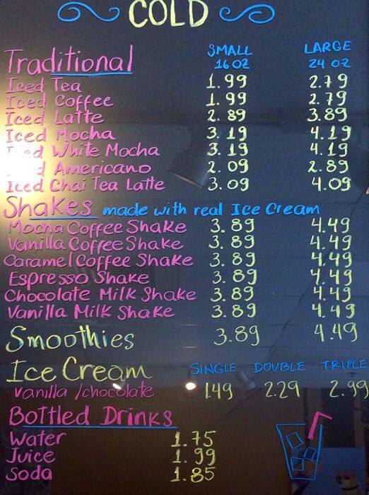 Mugs Menu, Menu for Mugs, Madison Park, Charlotte Urbanspoon/Zomato