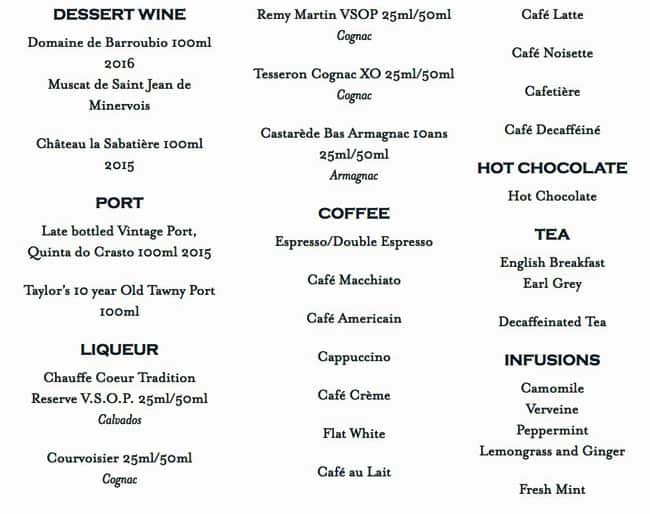 Menu at Côte Brasserie pub & bar, Chester