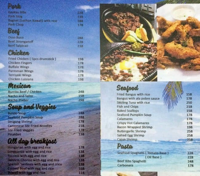 Kau Kau Fusion Resto Menu, Menu for Kau Kau Fusion Resto, Kasambagan ...