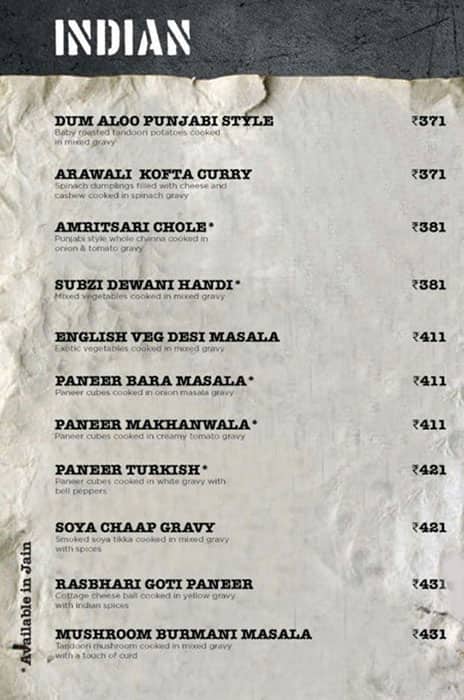 Kaidi Kitchen menu