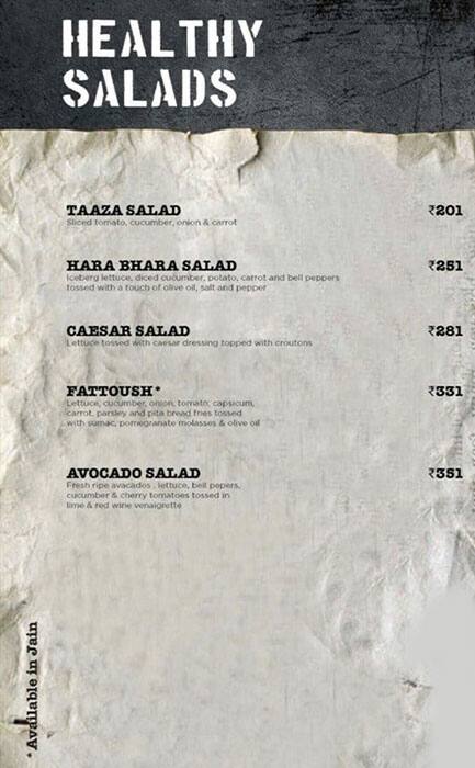 Kaidi Kitchen menu