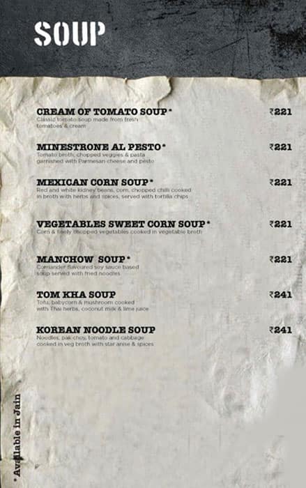 Kaidi Kitchen menu