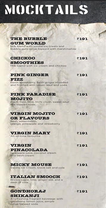 Kaidi Kitchen menu