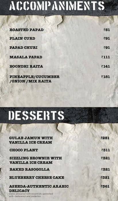 Kaidi Kitchen menu