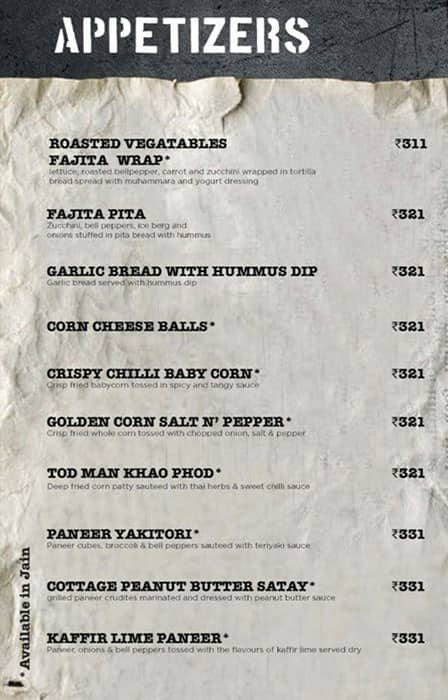 Kaidi Kitchen menu