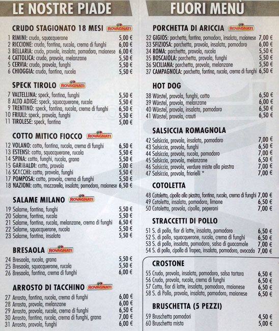 Menu di Papailò 