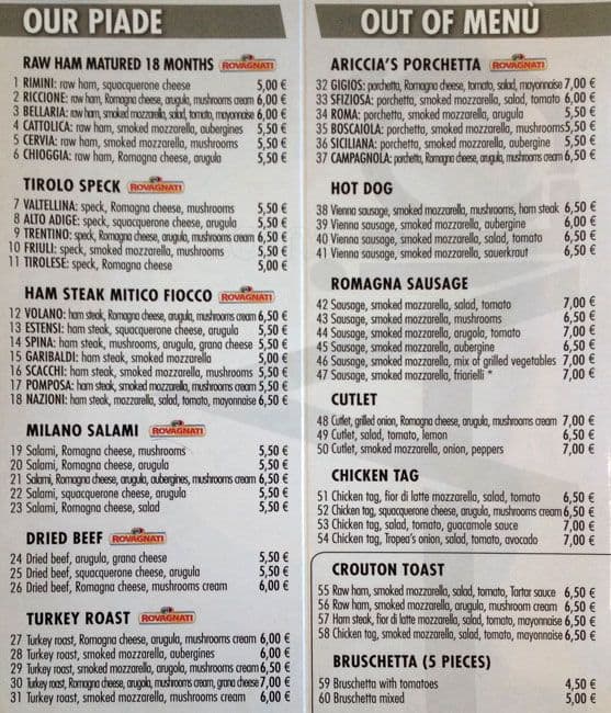 Menu di Papailò 