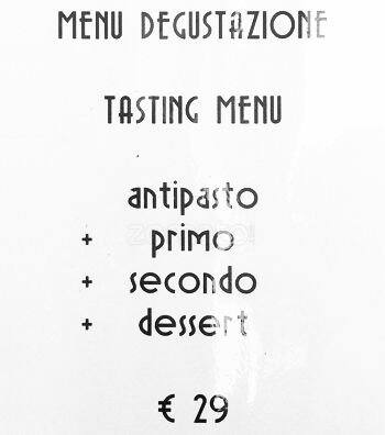 Menu di Vineria Salumeria Ristorante 