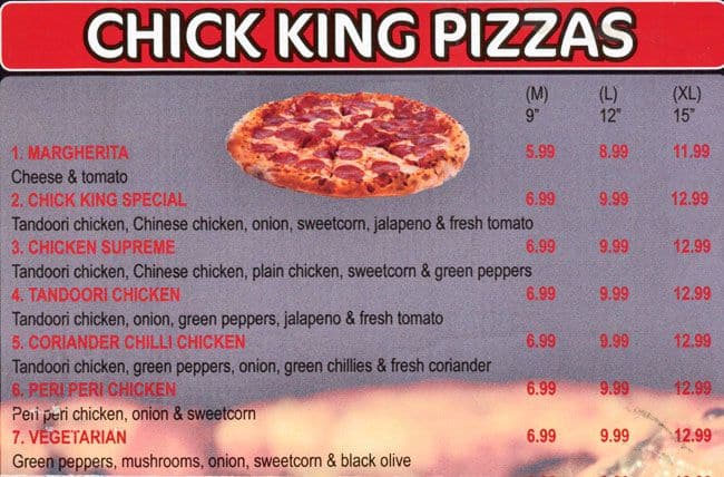 Chick King Menu, Menu for Chick King, Shadwell, London - Zomato UK