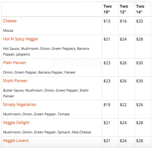 Menu at Millcreek Pizza Ellerslie pizzeria, Edmonton, Ellerslie Rd SW