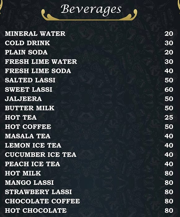 the fort view cafe & restaurant jhansi menu