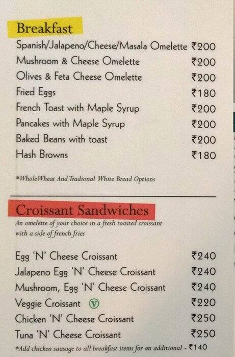 Tryst Cafe Menu, Menu for Tryst Cafe, Neelangarai, Chennai Zomato