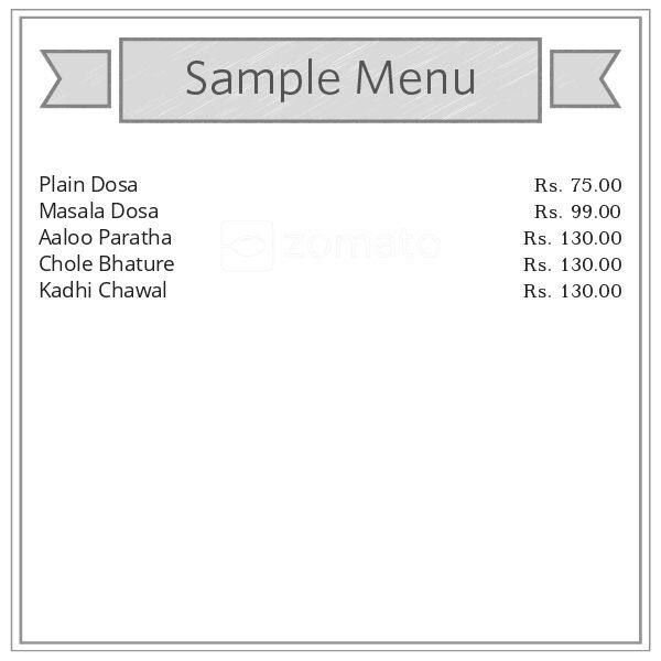 Menu of Rasik Food Court, Wakad, Pune