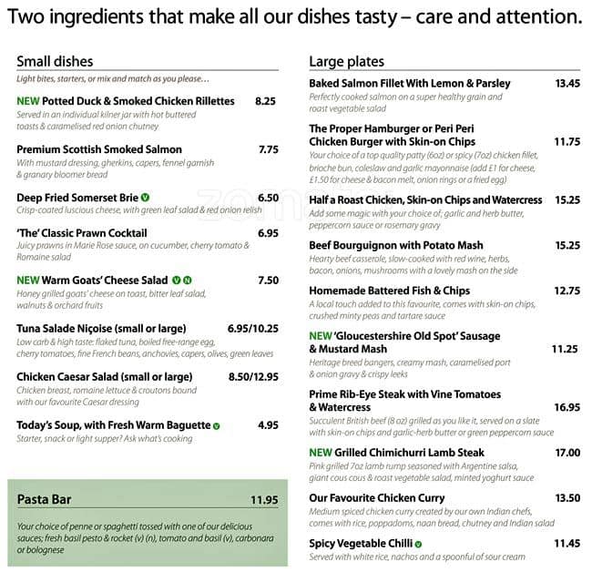 Holiday Inn Brentford Lock Menu Zomato Uk